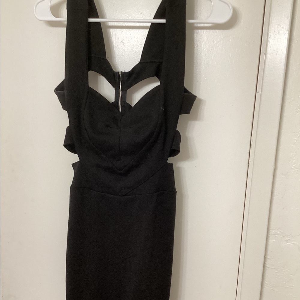 Forever 21 Little black dress with ripped sides
